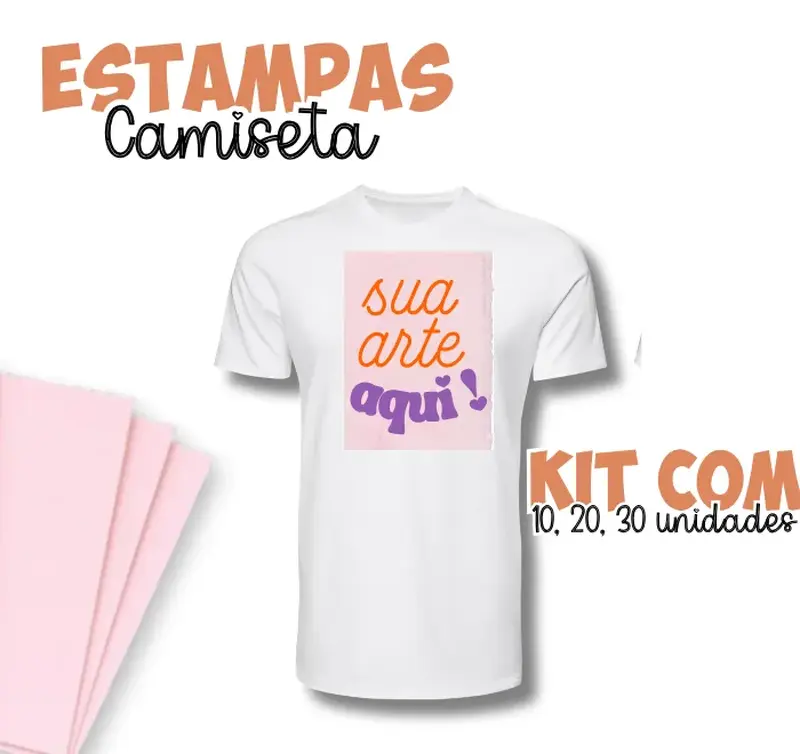 Envie Suas Artes - Kit Estampas Camisetas